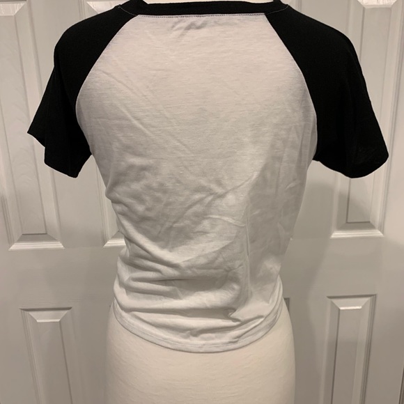 Cropped Baseball Tee - Picture 2 of 2